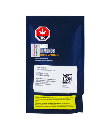 Debunk Debunk Peach Crescendo Liquid Diamond Indica Disposable 1G