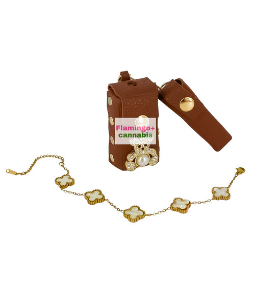 Smyle Labs Pursejamin Clutch 510 Battery Variable Voltage Brown Teddy [LIMITED EDITION]