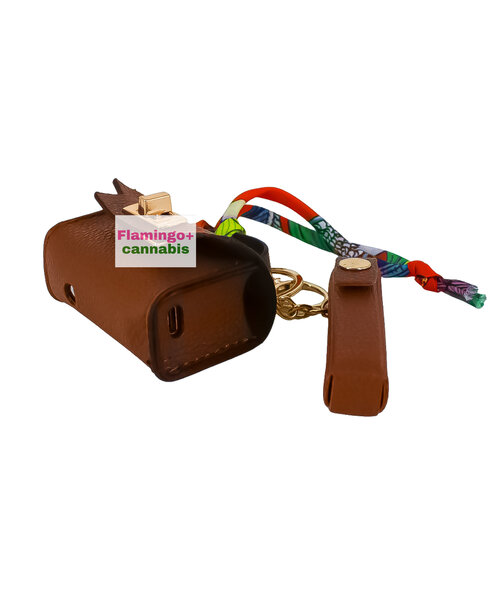 Smyle Labs Pursejamin 510 Battery Variable Voltage Brown Mini Tote