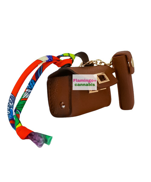 Smyle Labs Pursejamin 510 Battery Variable Voltage Brown Mini Tote