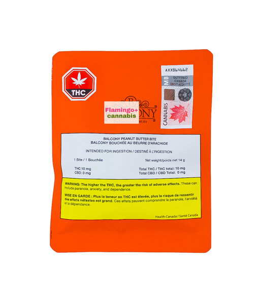 Balcony Peanut Butter Bite 1X10MG