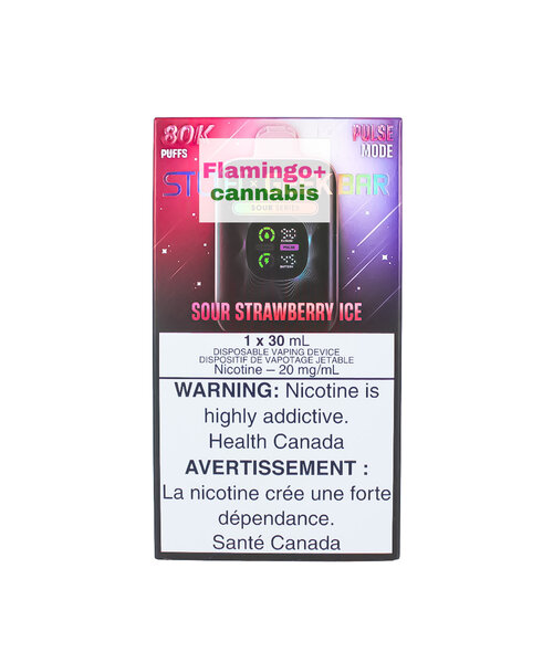 STLTH X GEEK BAR 80k Puff Rechargeable Disposable MB Sour Strawberry Ice
