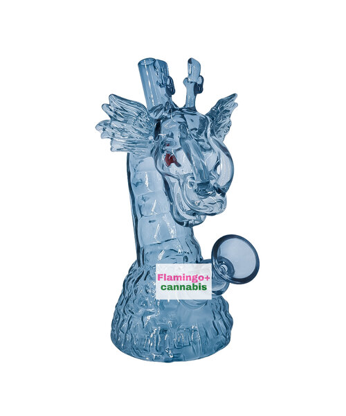 SeshGear 6.7" Rising Dragon Bubbler Smoke