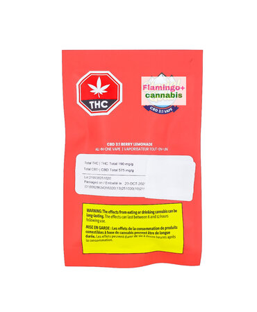 Glacial Gold Glacial Gold Blueberry Lemonade 3:1 CBD:THC Disposable 2G