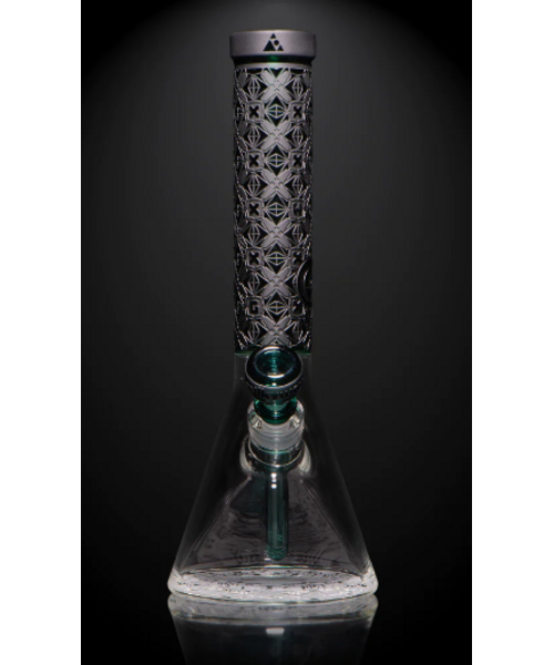 Milky Way Glass X-Morphic (EVO) 14" Beaker Bong Smoke