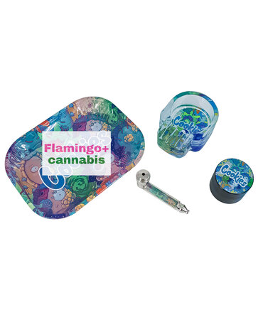 UNBRANDED 4 Piece Beginner Sesh Set w/Metal Pipe