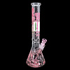 Castle Glassworks Castle Glassworks 16" Cherry Blossom 9mm Beaker Bong