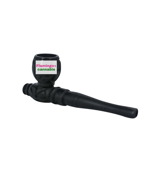 4" Club Tropicanna Carved Wood Pipe