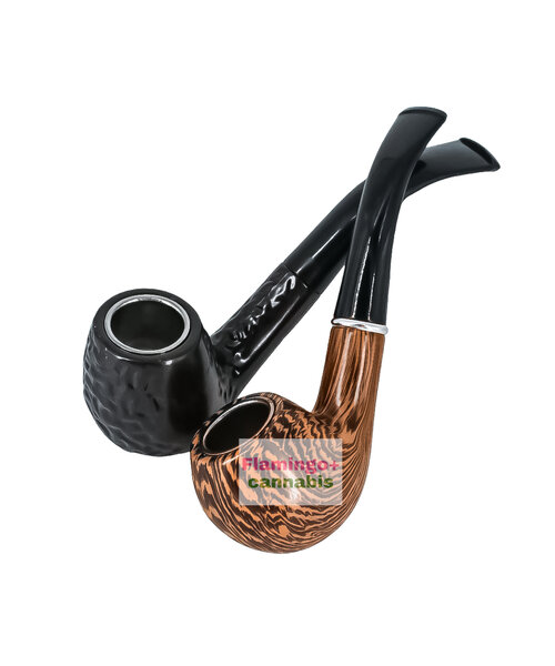 6" Wooden Hand Pipe Assorted Colours