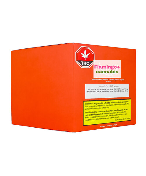 Wyld Peach 3:1 CBD Hybrid Gummies 10X10MG