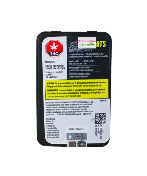 Debunk Ice Moon Drops Hash Coated Diamond Infused Pre-Rolls 5X0.5G