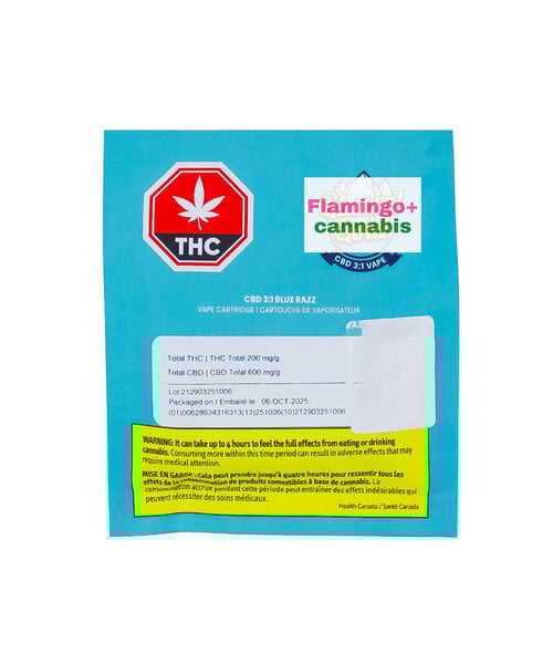 Glacial Gold Blue Razz 3:1 CBD Hybrid Cartridge 1G