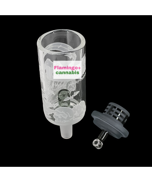 Milky Way Glass 14mm Hash Adapter w/Carb Cap Harbinger Smoke