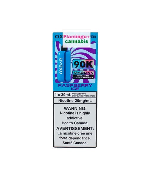 Rocky Vapor x OXBAR MAGLINK 90k Puff Pre-Filled Pod MB Raspberry Ice