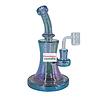 Red Eye Tek Red Eye Glass 7.5" Terminator Neo Dab Rig Metallic Green