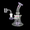 Red Eye Tek Red Eye Glass 5" Bell Dab Rig Purple