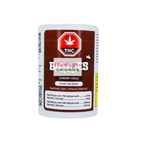Biggies Cherry Cola Live Resin Hybrid Gummies 4X2.5MG