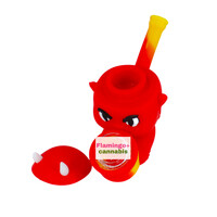 4" Little Devil Silicone Hand Pipe (w/Secret Stash)