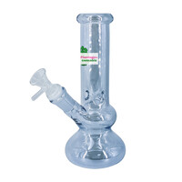 SeshGear 8" Double Bubble Electroplated Bubbler Assorted