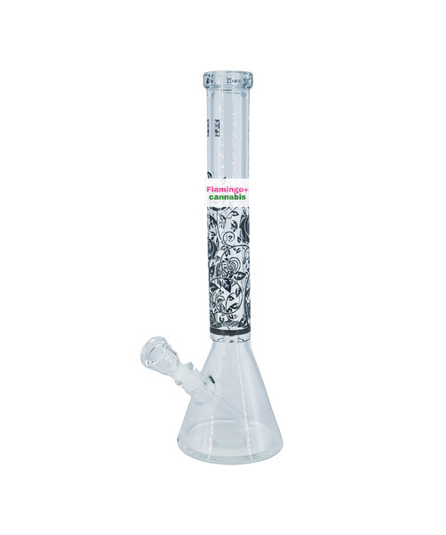 Milky Way Glass 18" Roses X Beaker Bong Assorted
