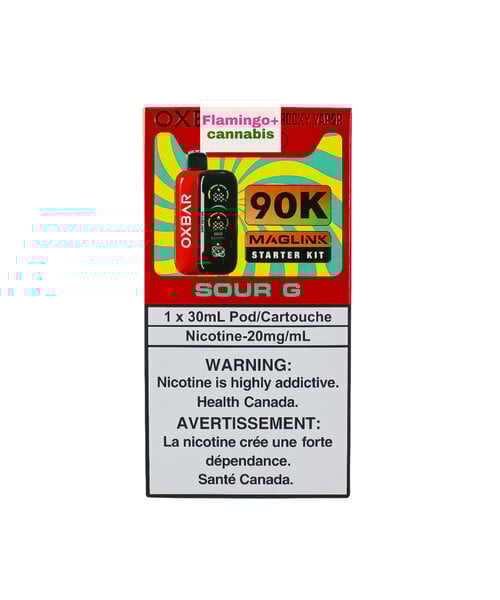 Rocky Vapor x OXBAR MAGLINK 90k Puff Starter Kit MB Sour G