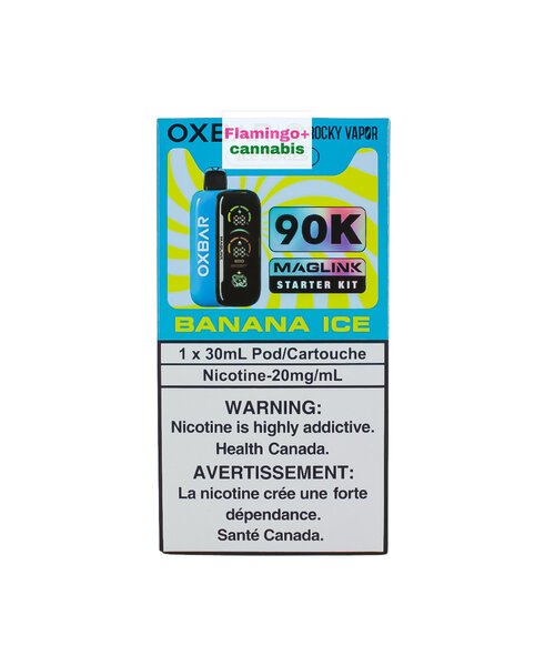 Rocky Vapor x OXBAR MAGLINK 90k Puff Starter Kit MB Banana Ice
