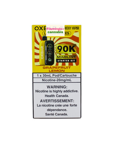 Rocky Vapor x OXBAR Rocky Vapor x OXBAR MAGLINK 90k Puff Starter Kit MB Grapefruit Lemon