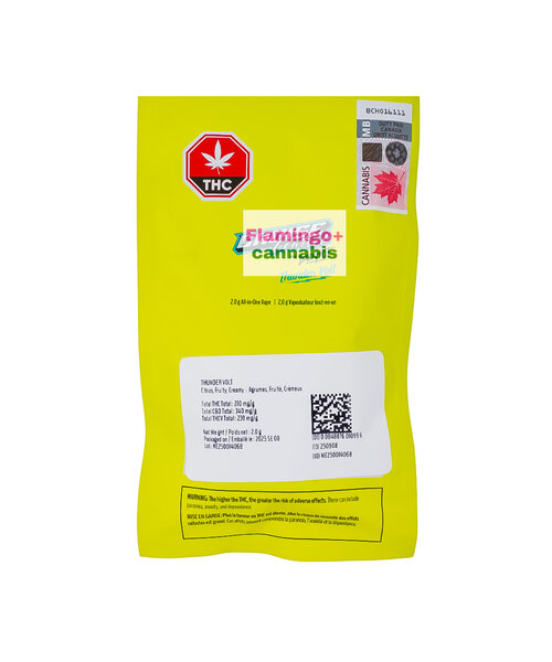 Cruise Control Thunder Volt  THCV Sativa AIO Disposable 2G