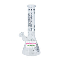 Arsenal 10" 4mm Sacred Cross Beaker Bong Assorted