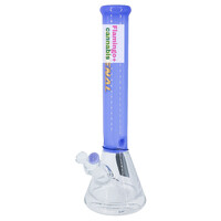 Arsenal Glass 16" Arsenal Ironwall Beaker Bong Milky Blue