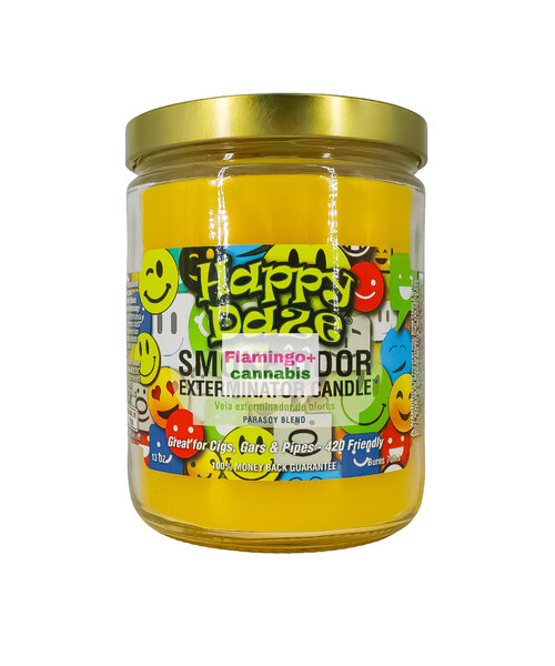 Smoke Odor 13oz Candle Happy Daze