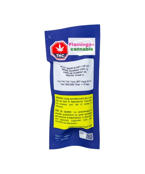 Terra Labs Rootbeer Burst Indica AIO Disposable 1G