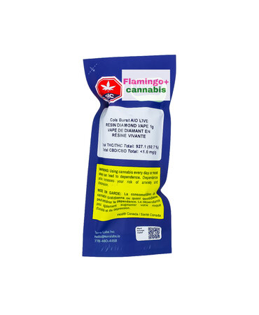 TERRA LABS Terra Labs Cola Burst Hybrid Liquid Diamond AIO Disposable 1G