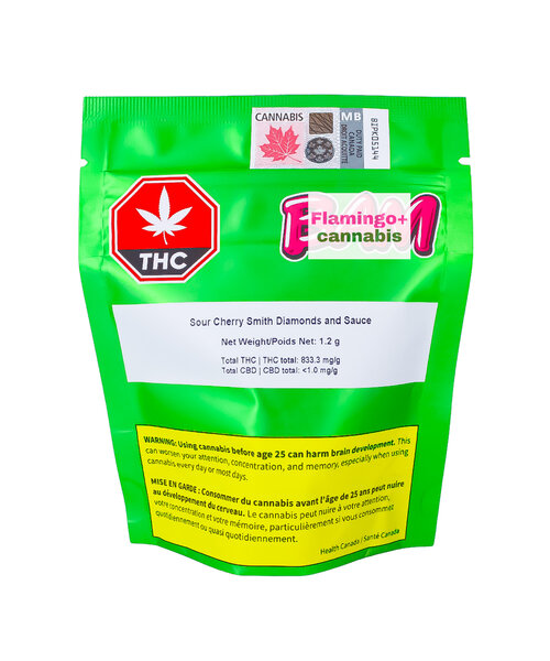 BAM Sour Cherry Smith Sativa Diamonds & Sauce 1.2G
