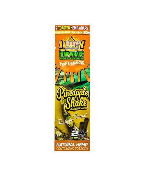 Juicy Jay's Terp Enhanced Hemp Wraps Pineapple Shake