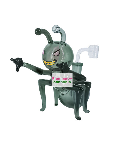 Cheech 5.7" Alien Menace Dab Rig Smoke