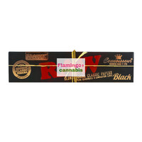 RAW BLACK KING SIZE SLIM Connoisseur Papers w/Tips
