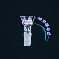 TAU Glass Anodized Slyme Handle Bowl 14mm
