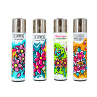 Clipper Refillable Lighter Planet Flower