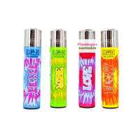 Clipper Refillable Lighter Tie Dye Design