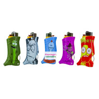 Toker Poker BIC Lighter Sleeve Mick & Rorty Design Assorted