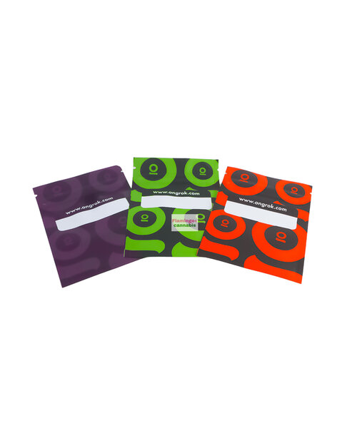 ONGROK Smell Proof Bag Small (3"x4") Assorted Colours