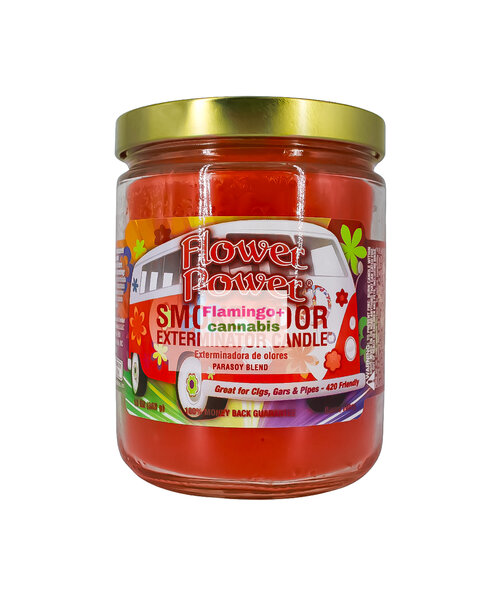 Smoke Odor 13oz Candle Flower Power