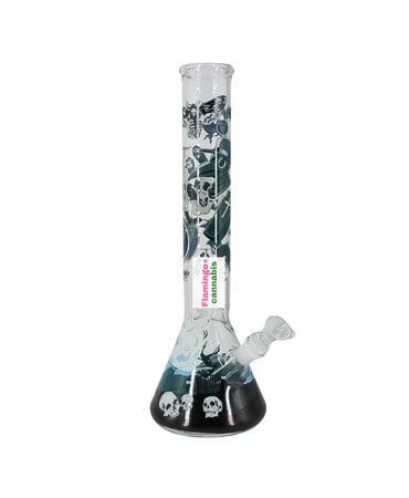 Red Eye Tek Red Eye Glass 15" Dark Cemetery Glow-In-Dark Bong