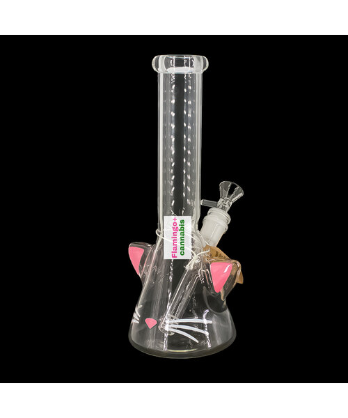SeshGear 9.75"  Kitty Whiskers Beaker Bong