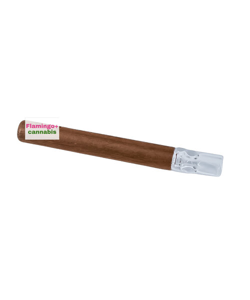 Ryot 3" Walnut Wooden One Hitter w/Glass Tip