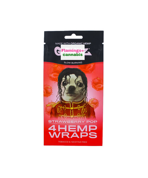 G-Rollz Strawberry Hemp Wraps 4pk
