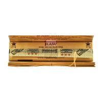 RAW CLASSIC (Brown) King Size Slim Connoisseur Papers w/Tips (Brown)