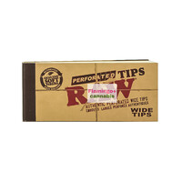 RAW Classic Perforated Wide Tips (50pk)