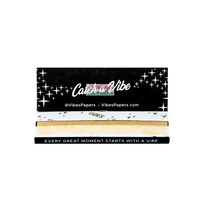Vibes Ultra Thin 1 1/4 Rolling Papers (50 Papers/Booklet) (black)